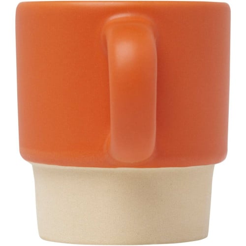 Olympia 130 ml stackable expresso cup with clay bottom