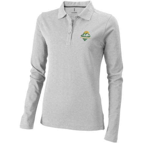 Oakville long sleeve women's polo