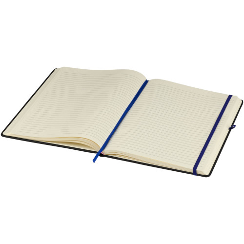 Noir large notebook with lined pages