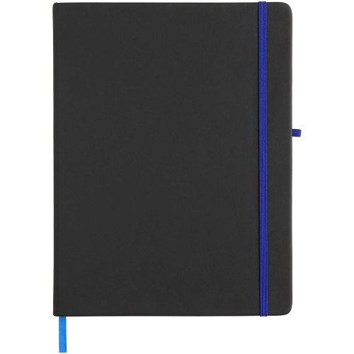 Noir large notebook with lined pages