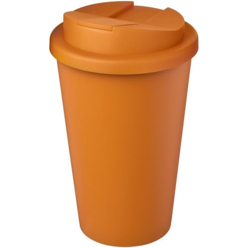 Americano® Eco 350 ml recycled tumbler with spill-proof lid