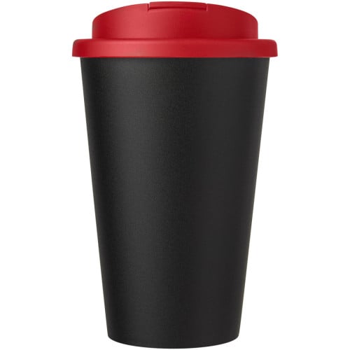 Americano® Eco 350 ml recycled tumbler with spill-proof lid