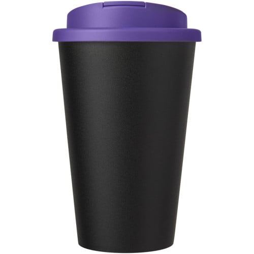 Americano® Eco 350 ml recycled tumbler with spill-proof lid