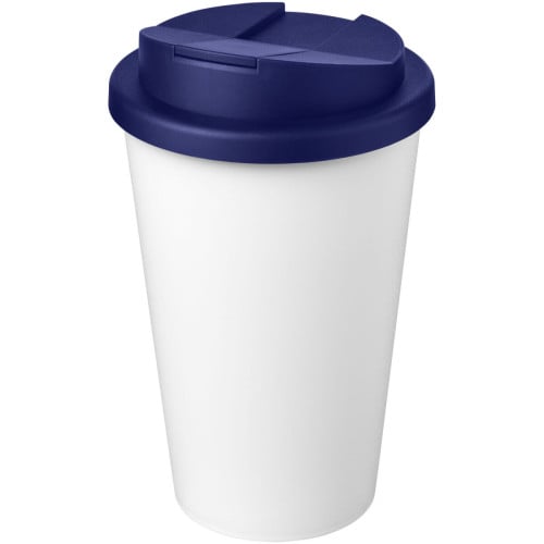 Americano® Eco 350 ml recycled tumbler with spill-proof lid