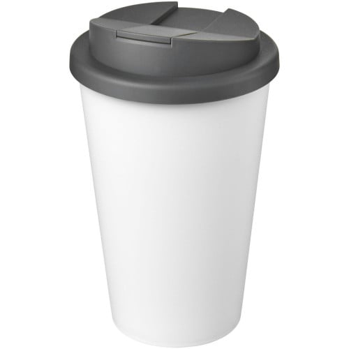 Americano® Eco 350 ml recycled tumbler with spill-proof lid