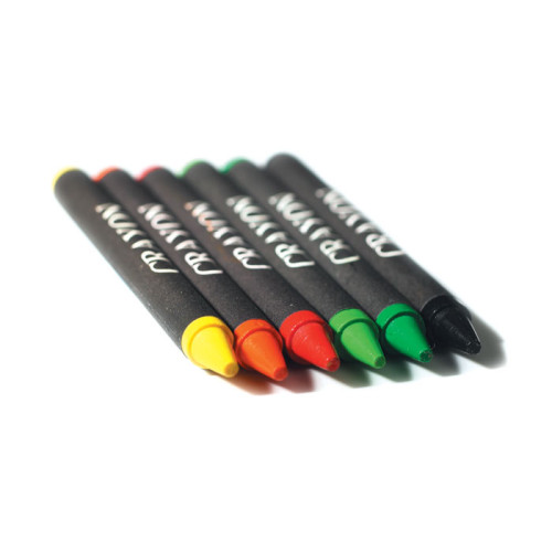 BRABO Carton of 6 wax crayons