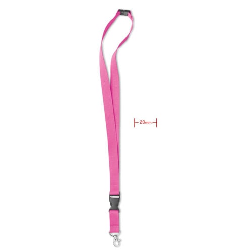 LANY Lanyard hook and buckle 20 mm