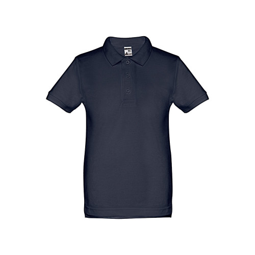 THC ADAM KIDS. Kids short-sleeved 100% cotton piqué polo shirt unisex)