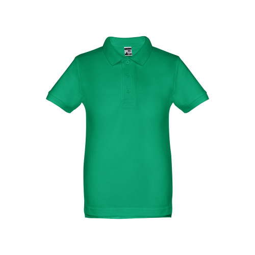 THC ADAM KIDS. Kids short-sleeved 100% cotton piqué polo shirt unisex)