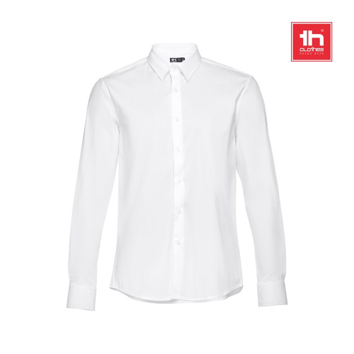 THC PARIS WH. Men's long-sleeved shirt. White