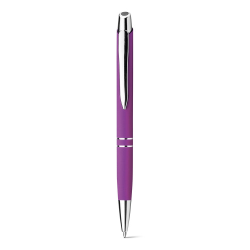 MARIETA SOFT. Aluminium ball pen with clip