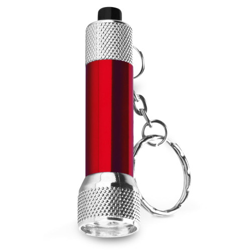 LERGAN. Aluminium keyring with a 3 LED flashlight