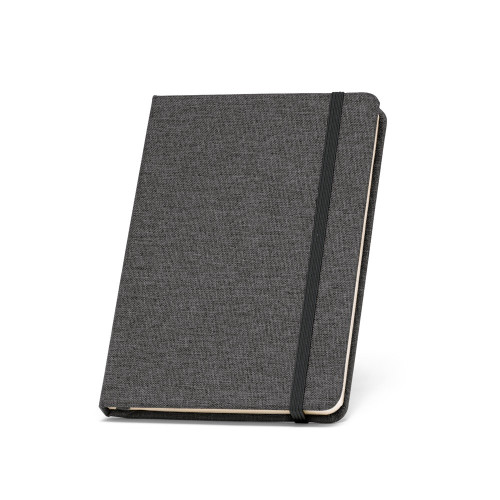 BOYD. A5 notebook in 50% rPET with lined sheets