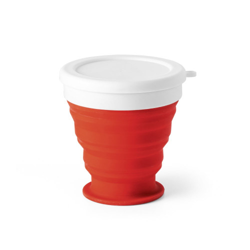 ASTRADA. Silicone and PP folding travel cup 250 mL