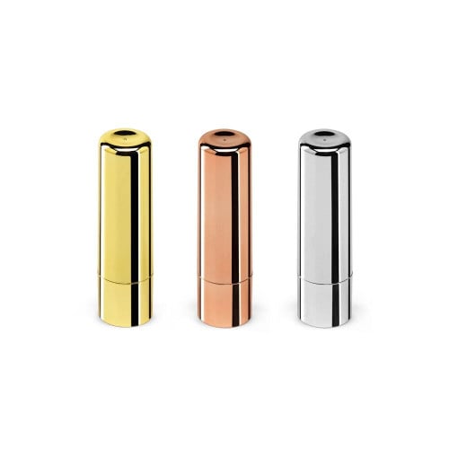 SCARLETT. Lip Balm in mirror finish metal case