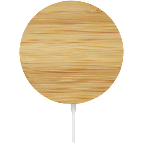 Atra 10W bamboo magnetic wireless charging pad