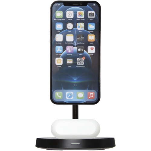 Magclick magnetic dual wireless charging stand