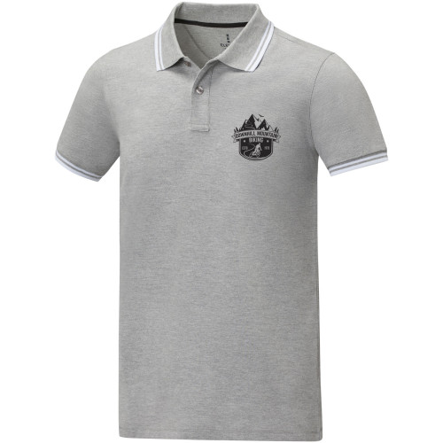 Amarago short sleeve men's tipping polo