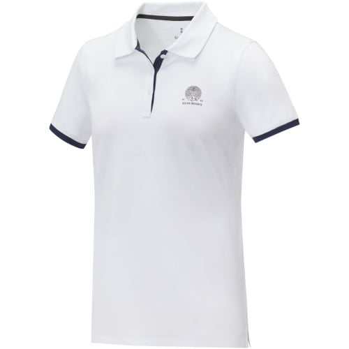 Morgan short sleeve women's duotone polo