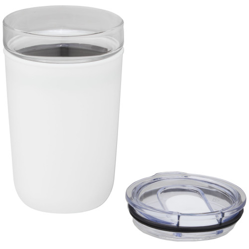 Bello 420 ml glass tumbler with recycled plastic outer wall