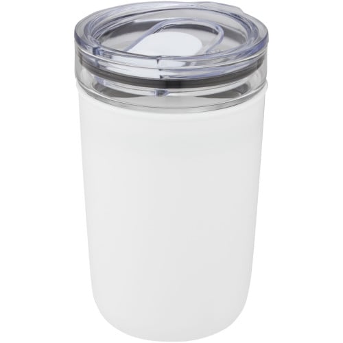 Bello 420 ml glass tumbler with recycled plastic outer wall