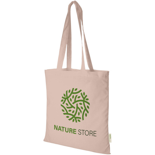 Orissa 140 g/m² GOTS organic cotton tote bag 7L