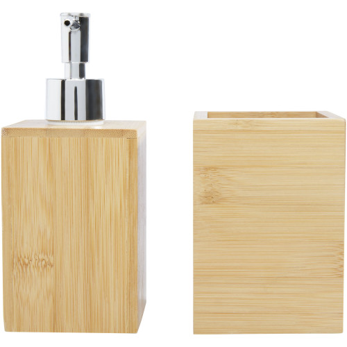 Hedon 3-piece bamboo bathroom set