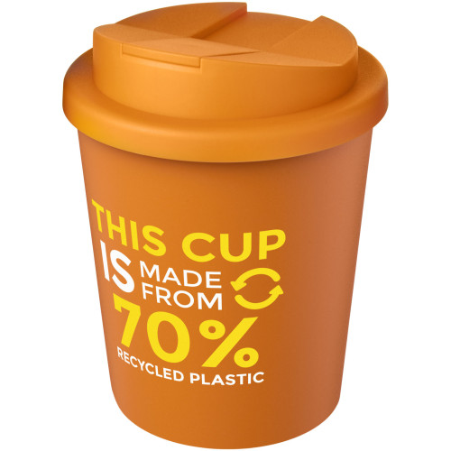 Americano® Espresso Eco 250 ml recycled tumbler with spill-proof lid 