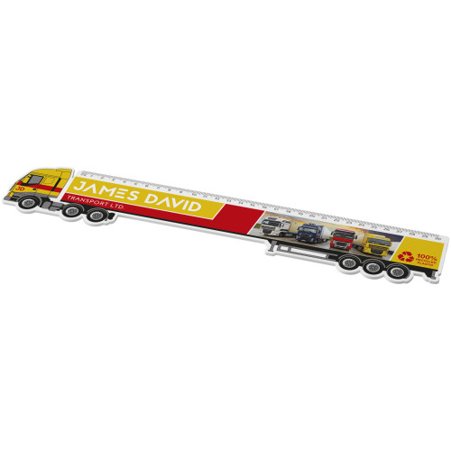 Tait 30cm lorry-shaped recycled plastic ruler