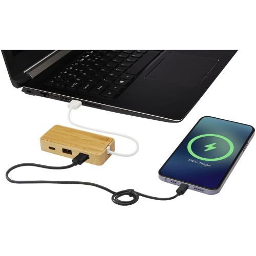 Tapas bamboo USB hub