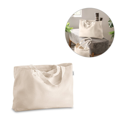 PARMA. Bag with cotton and recycled cotton (280 g/m²)