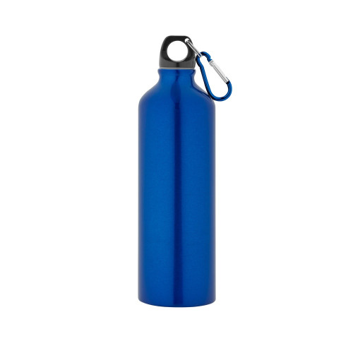 SIDEROT. Aluminium sports bottle with carabiner 800 mL