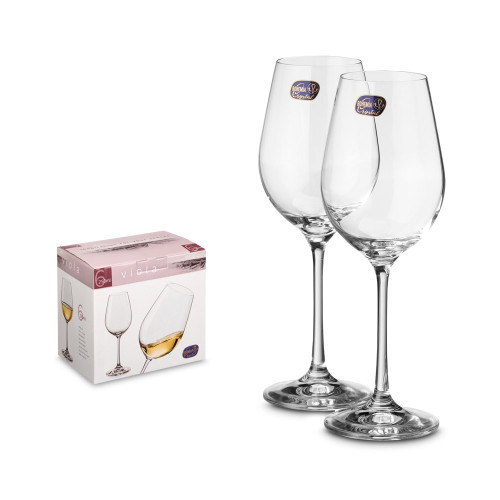 11075. Set of 6 wine glasses