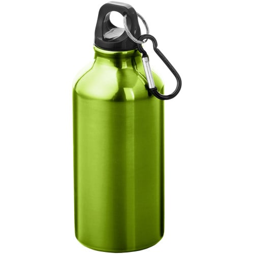 Oregon 400 ml aluminium water bottle with carabiner