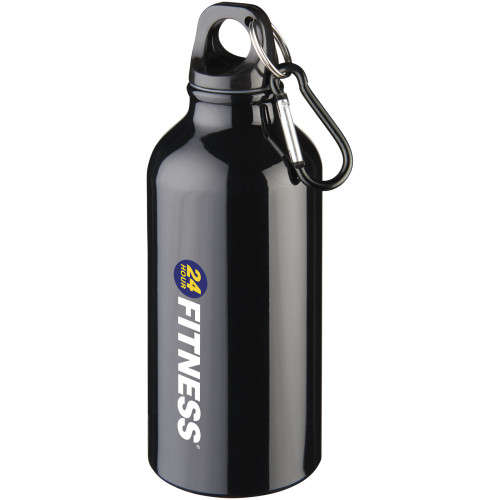 Oregon 400 ml aluminium water bottle with carabiner