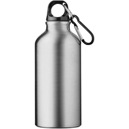 Oregon 400 ml aluminium water bottle with carabiner