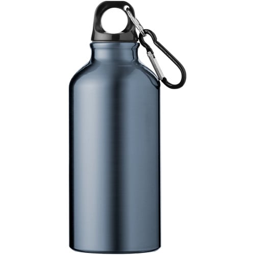 Oregon 400 ml aluminium water bottle with carabiner