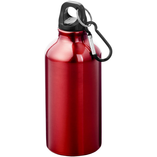 Oregon 400 ml aluminium water bottle with carabiner