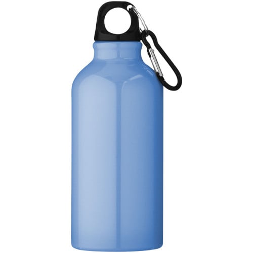 Oregon 400 ml aluminium water bottle with carabiner