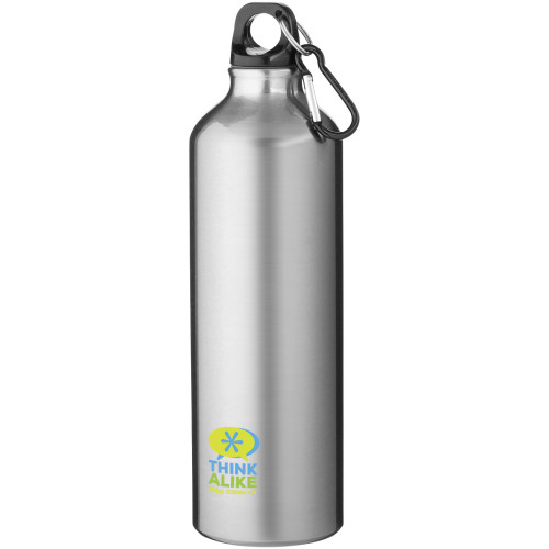 Oregon 770 ml aluminium water bottle with carabiner