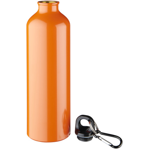 Oregon 770 ml aluminium water bottle with carabiner