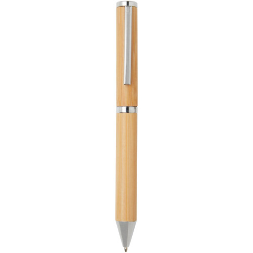 Apolys bamboo ballpoint and rollerball pen gift set 