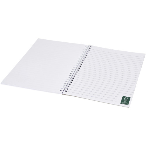 Desk-Mate® A4 spiral notebook with printed back cover