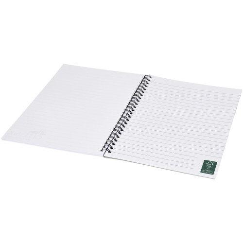 Desk-Mate® A4 spiral notebook with printed back cover