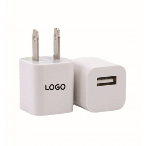 Single Port 1A Wall Charger Adapter