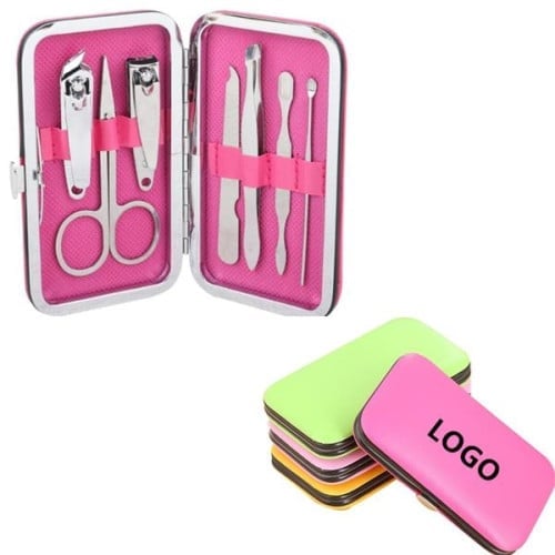 Candy Colors Manicure Set, 7in1 Nail Care Tools Set